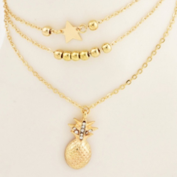 PINEAPPLE-STAR ANKLET - Picture 2 of 2